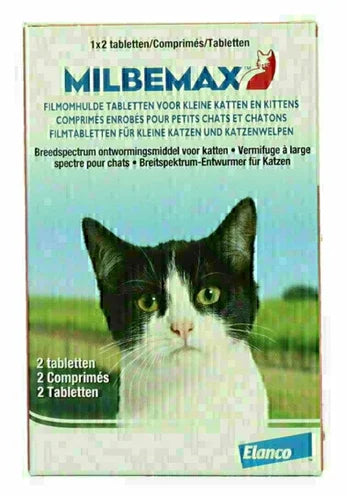 Milbemax Tablet Ontworming Kleine Kat / Kitten 2Tbl