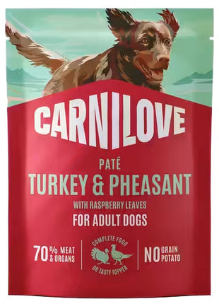 Carnilove Dog Turkey & Pheasant - indyk i bażant saszetka 300g