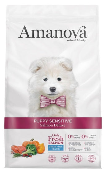 Amanova Dog Puppy  Sensitive Salmon Deluxe - łosoś 2kg