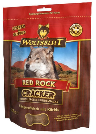 Wolfsblut Dog Cracker Red Rock - kangur i dynia 225g