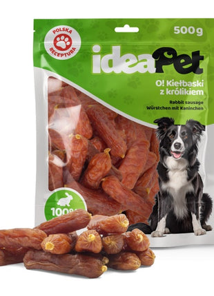 IdeaPet Kiełbaski z królikiem 500g