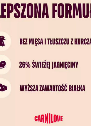 Carnilove Cat Active Lamb & Wild Boar Sterilised - jagnięcina i dzik 6kg