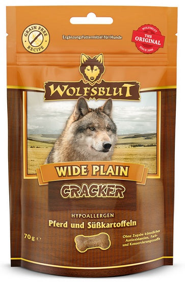 Wolfsblut Dog Cracker Wide Plain - konina i bataty 70g