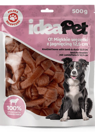 IdeaPet Miękkie węzełki z jagnieciną 12,5cm 500g
