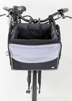 Trixie Fietsmand Voor Aan Stuur Nylon Zwart / Grijs