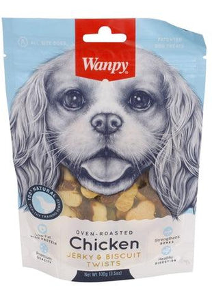 Wanpy Oven-Roasted Chicken Jerky / Biscuit Twists