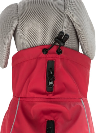 Trixie Regenjas Hond Vimy Rood