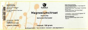 De Groene Os Magnesiumcitraat Hond / Kat
