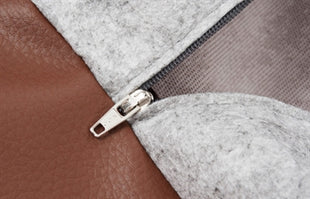 Bia Bed Kunstleer Hoes Hondenmand Bruin