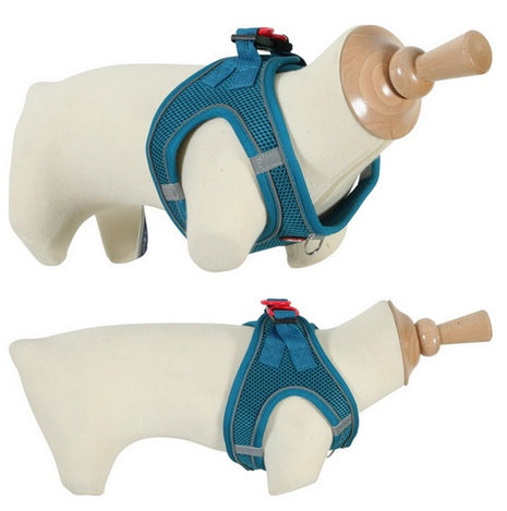 Zolux Szelki oddychające z siatki M turkusowe