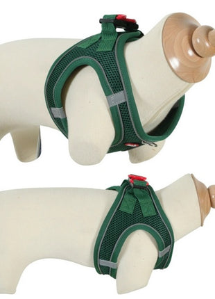 Zolux Szelki oddychające z siatki M zielone