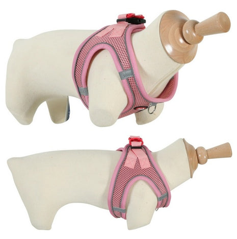 Zolux Szelki oddychające z siatki XS różowe