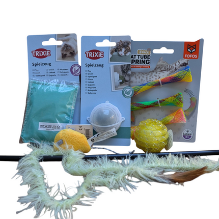 Fidello Spielspaß-Paket für Katzen & Kätzchen – Spiel, Herausforderung und Unterhaltung in einem