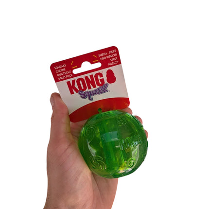 Kong Squeezz Ball – Langlebiges und interaktives Hundespielzeug