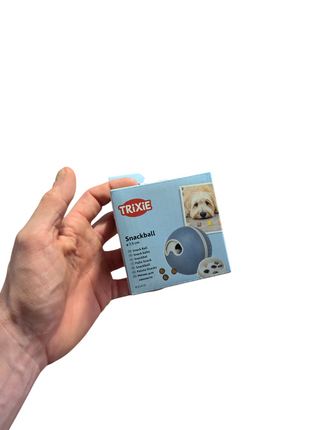 Trixie Snack Ball Dog Kunststoff/TPR Blau - Intelligenzspiel mit Snackspender