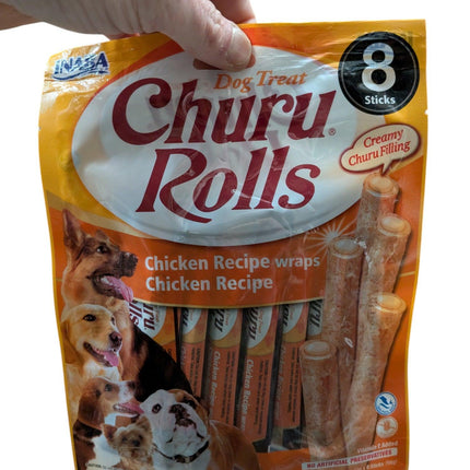 Inaba Dog Churu Rolls Hühnchen-Rezept-Wraps