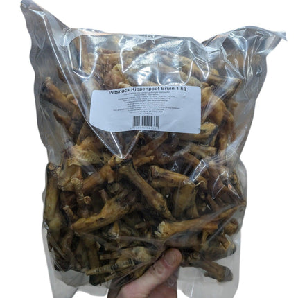 Petsnack Hähnchenschenkel geräuchert braun