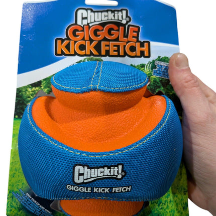 Chuckit Giggle Kick Fetch – einzigartiger Ball mit lustigem „Kicher“-Geräusch