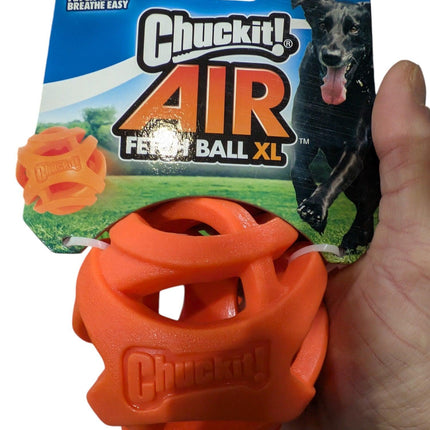 Chuckit Breathe Right Fetch Ball Orange – Ball mit lustiger Struktur in verschiedenen Größen