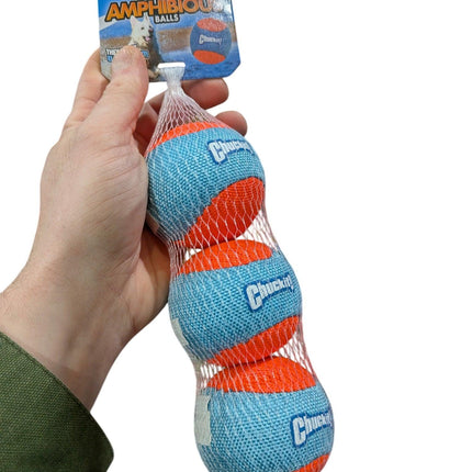 Chuckit Amphibious Ball - 3er-Set Hundespielbälle