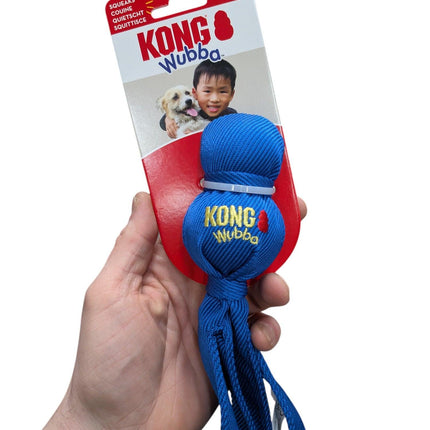Kong Wubba Puppy Sortiment - Strapazierfähiges und extra starkes Nylongewebe mit Bällen