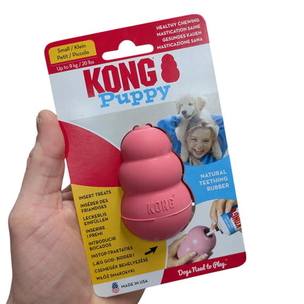 Kong Puppy Pink oder Blau sortiert - Snack-Spielzeug für Welpen