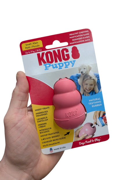 Kong Puppy Pink oder Blau sortiert - Snack-Spielzeug für Welpen