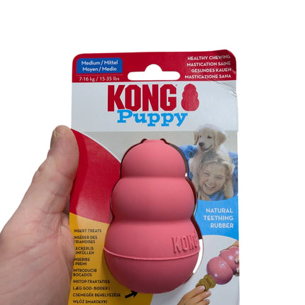 Kong Puppy Pink oder Blau sortiert - Snack-Spielzeug für Welpen