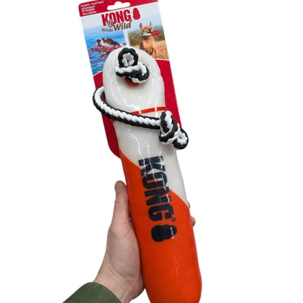 Kong Wild Shieldz Training Dummy Orange/Weiß - Apportier-, Schwimm- und Gehorsamkeitstraining