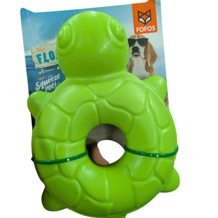 Fofos Meeresschildkröte – Schwimmendes Kauspielzeug mit Quietscher