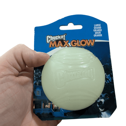 Chuckit Max Glow Ball Glow In The Dark - Leuchtender, nahezu unzerstörbarer Ball - verschiedene Größen