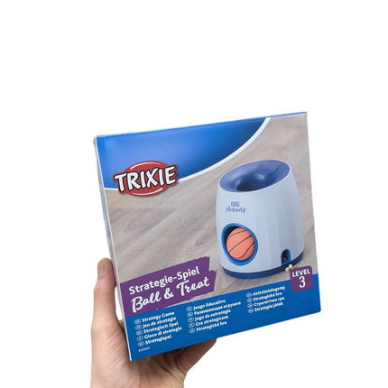 Trixie Dog Activity Strategiespiel Ball&amp;Treat – interaktives Hundespielzeug – inklusive Ball