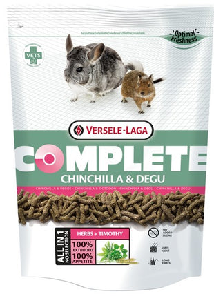 Versele-Laga Chinchilla & Degu Complete pokarm dla szynszyli i koszatniczki  500g