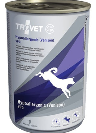 Trovet VPD Hypoallergenic Dziczyzna dla psa puszka 400g